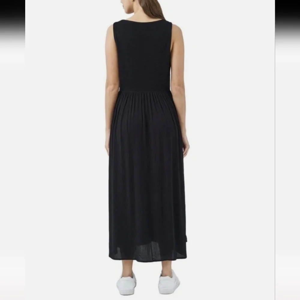 Fry Black Button Down Sleeveless Dress